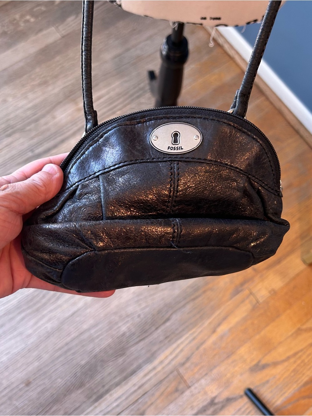 FOSSIL mini leather crossbody bag